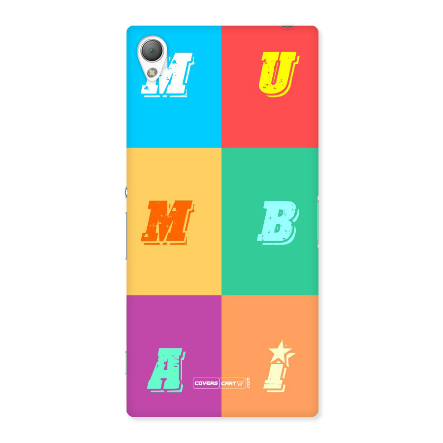 Mumbai Alphabets Back Case for Sony Xperia Z3
