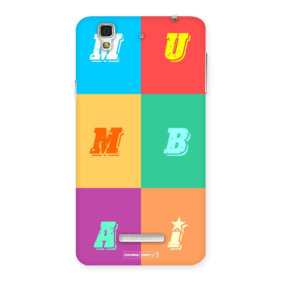 Mumbai Alphabets Back Case for YU Yureka Plus