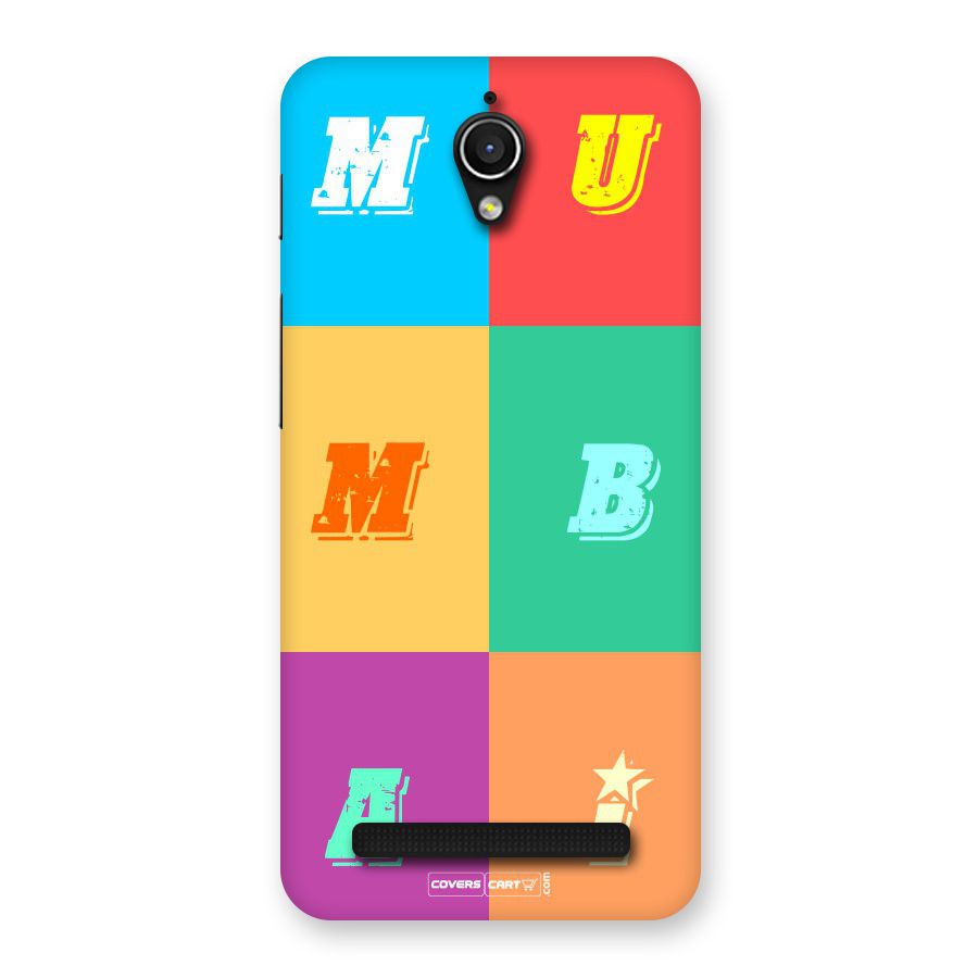 Mumbai Alphabets Back Case for Zenfone Go