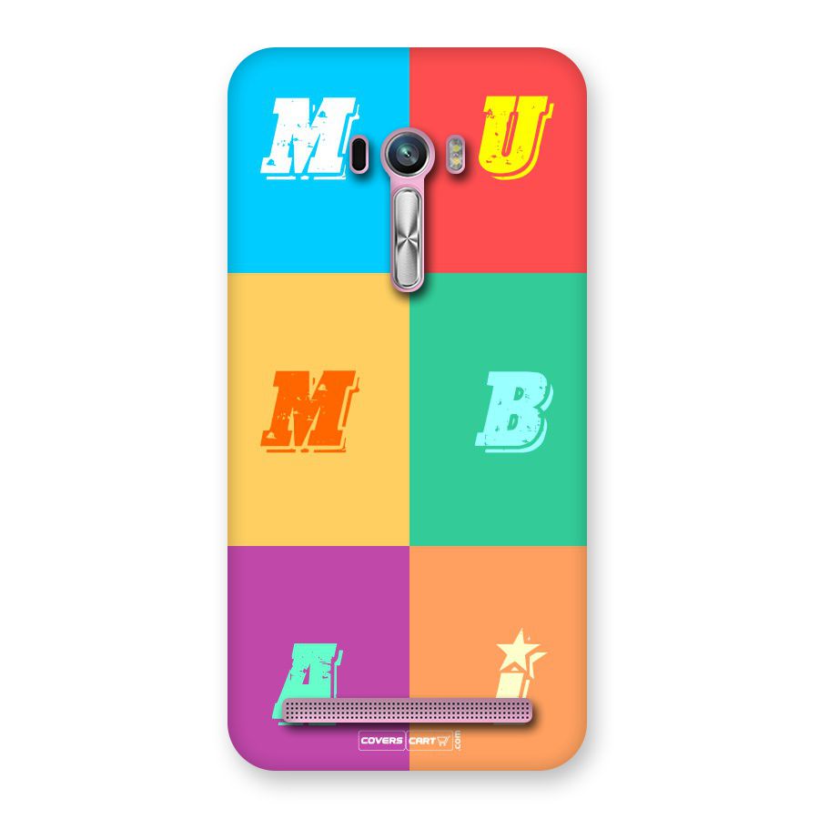 Mumbai Alphabets Back Case for Zenfone Selfie