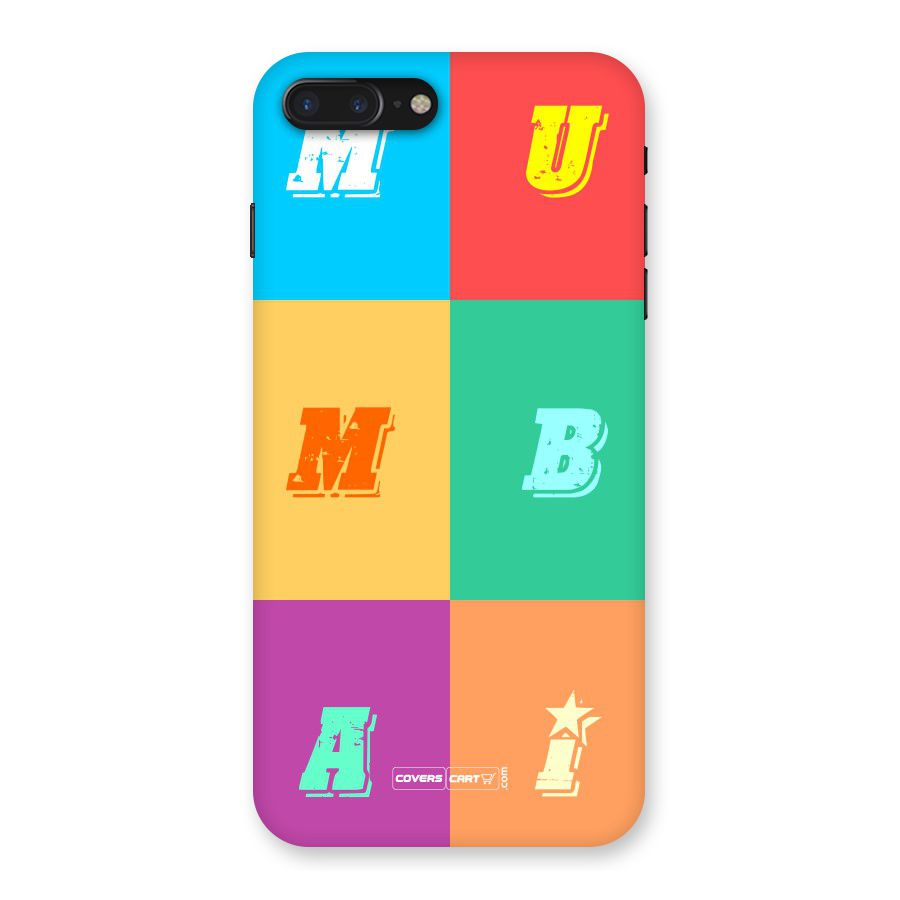 Mumbai Alphabets Back Case for iPhone 7 Plus
