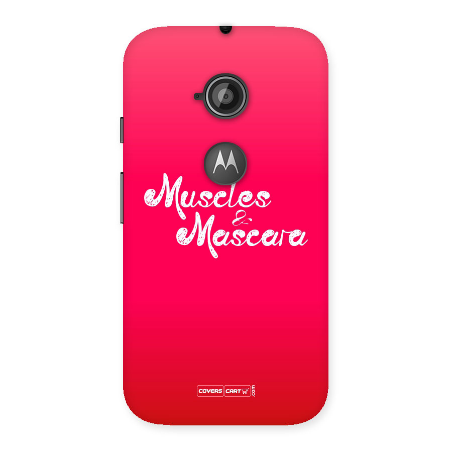 Muscles and Mascara Back Case for Moto E 2nd Gen