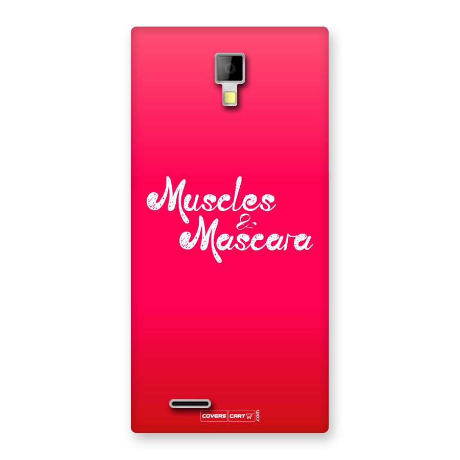 Muscles and Mascara Back Case for Canvas Xpress