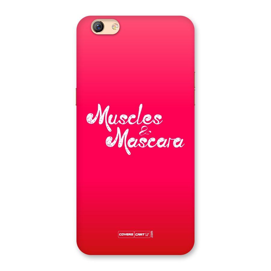 Muscles and Mascara Back Case for Oppo F3 Plus