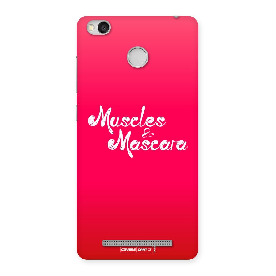 Muscles and Mascara Back Case for Redmi 3S Prime