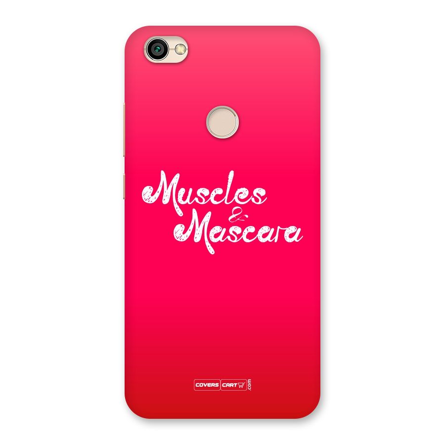Muscles and Mascara Back Case for Redmi Y1 2017