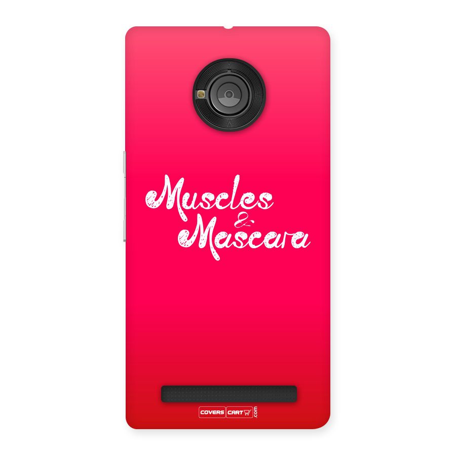 Muscles and Mascara Back Case for YU Yunique