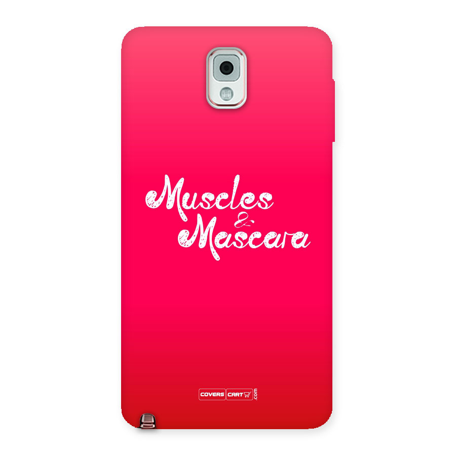Muscles and Mascara Back Case for Galaxy Note 3