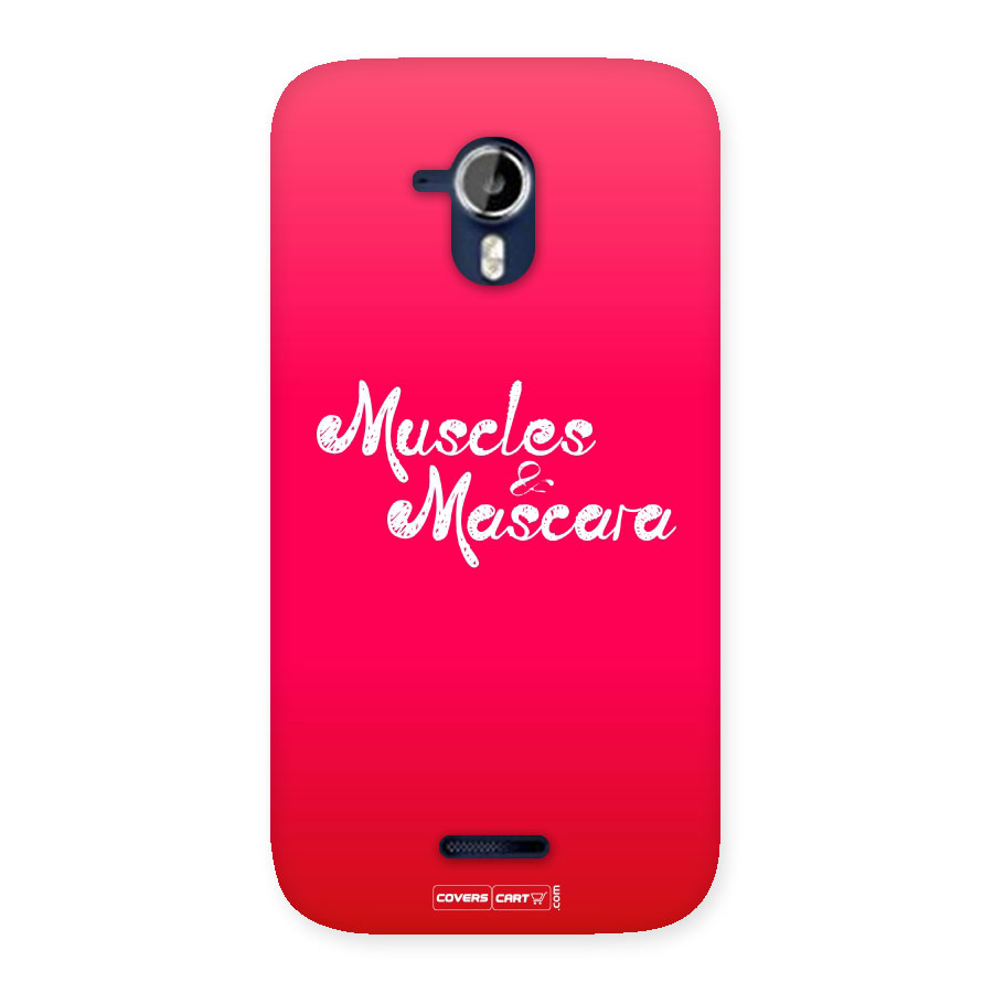 Muscles and Mascara Back Case for Micromax Canvas Magnus A117
