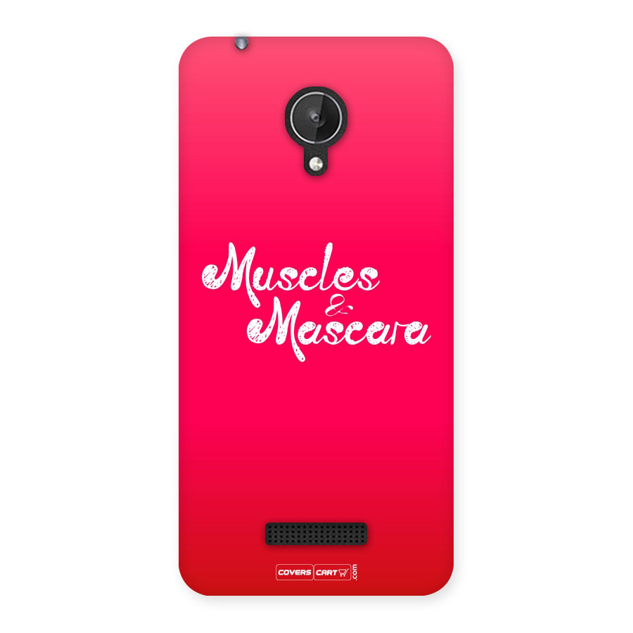 Muscles and Mascara Back Case for Micromax Canvas Spark Q380