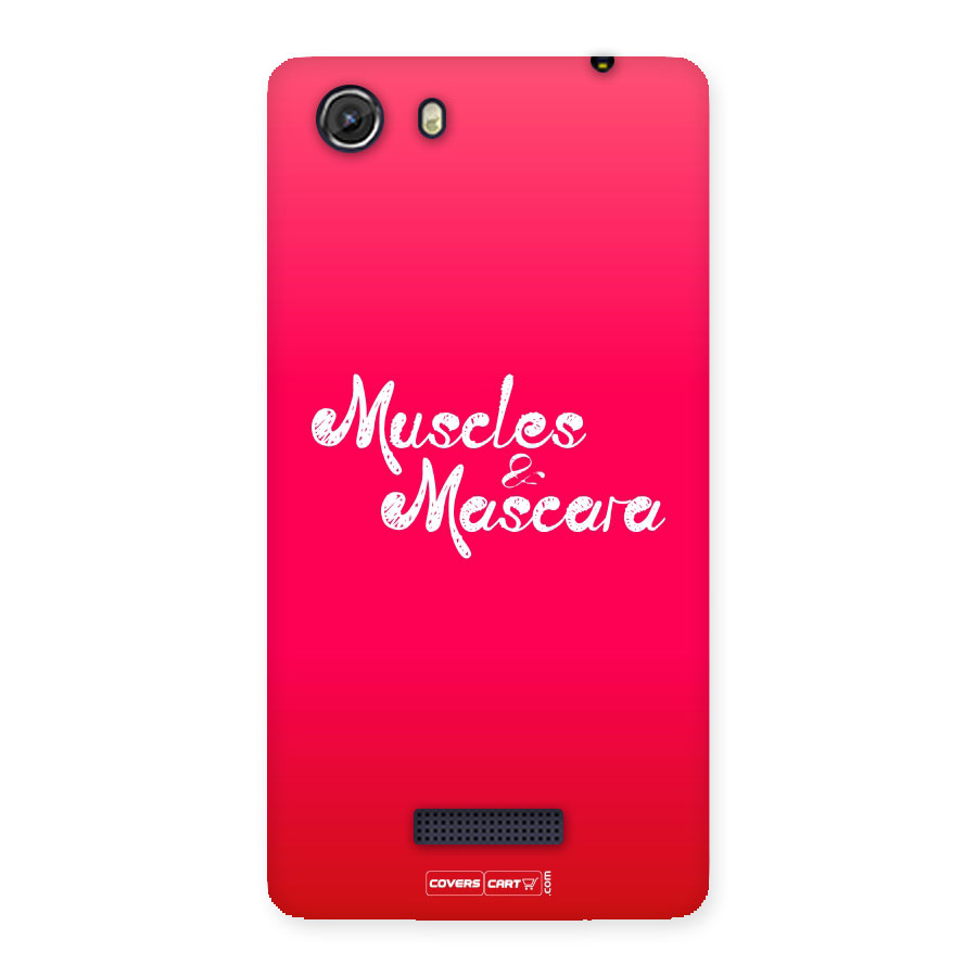 Muscles and Mascara Back Case for Micromax Unite 3