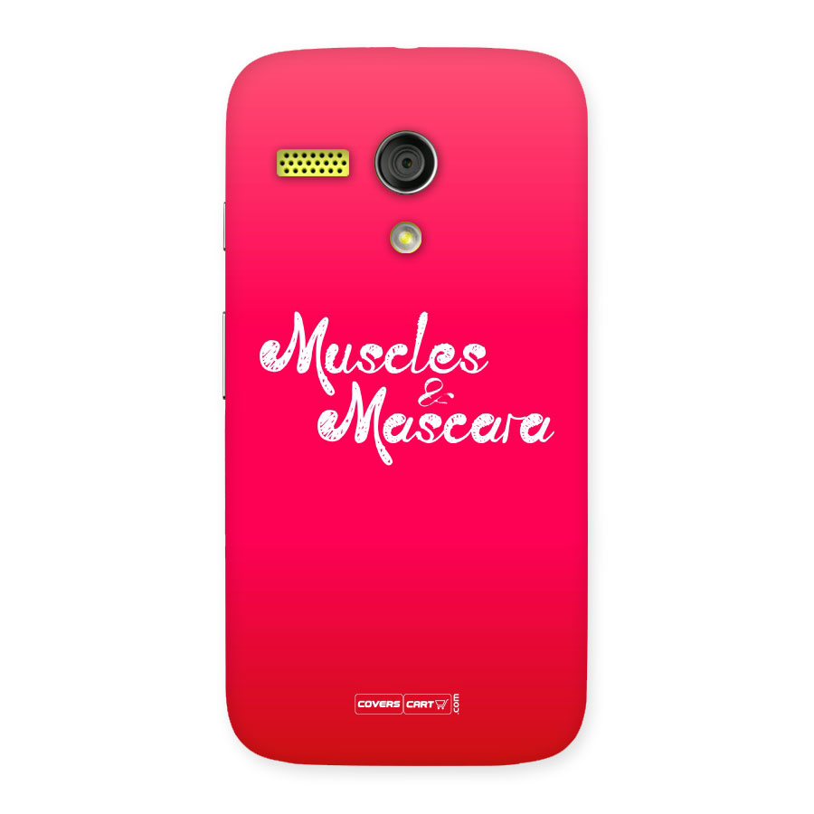 Muscles and Mascara Back Case for Moto G