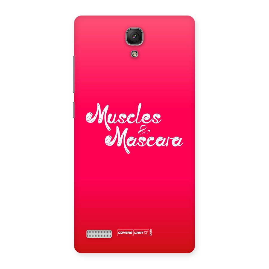 Muscles and Mascara Back Case for Redmi Note