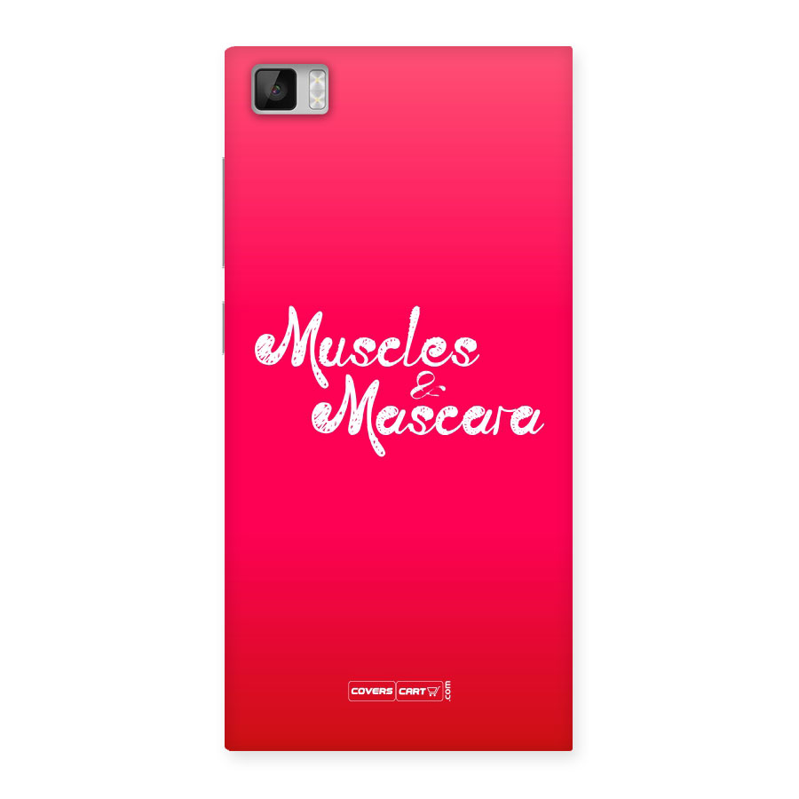 Muscles and Mascara Back Case for Xiaomi Mi3