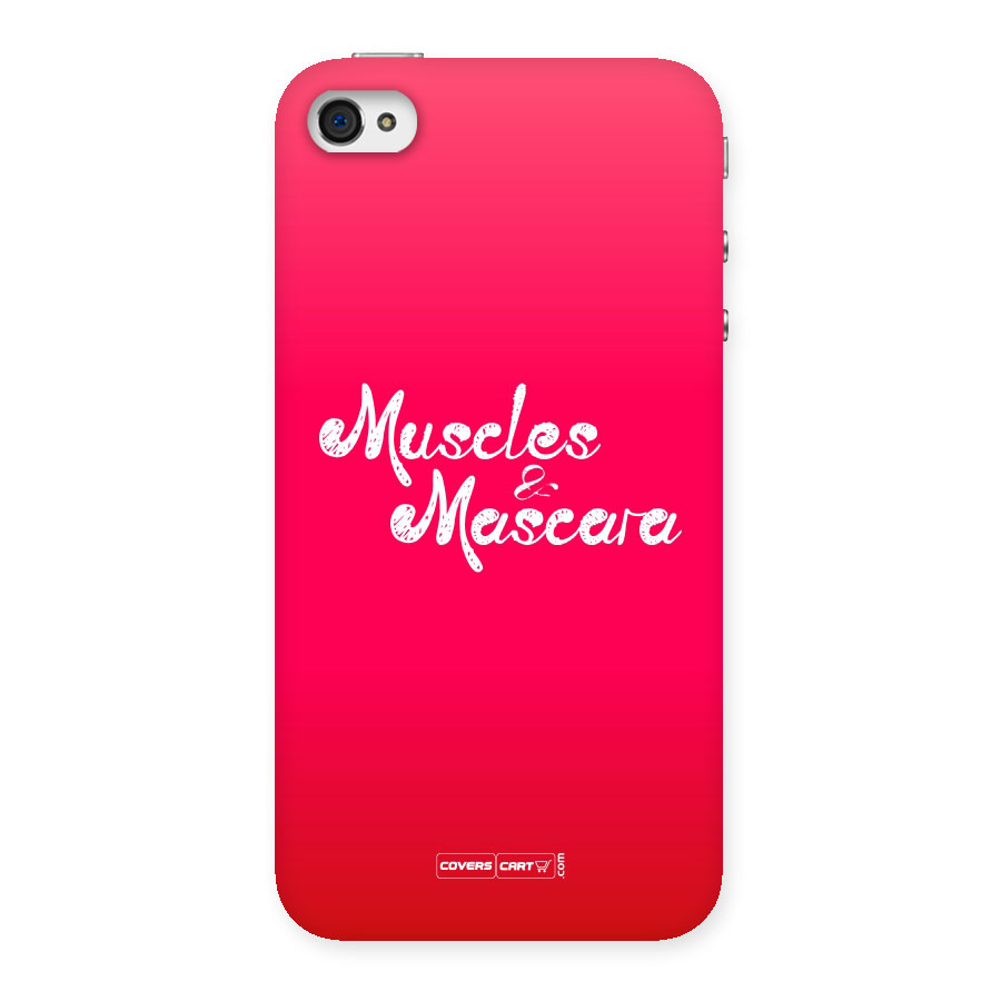 Muscles and Mascara Back Case for iPhone 4 4s