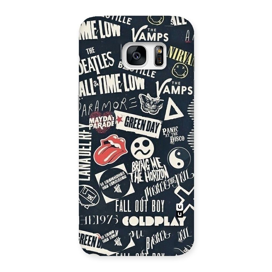Music My Paradise Back Case for Galaxy S7 Edge