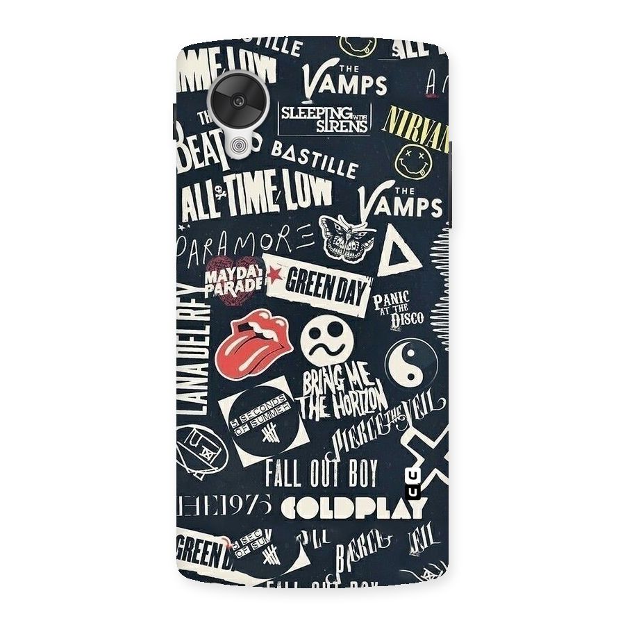 Music My Paradise Back Case for Google Nexsus 5