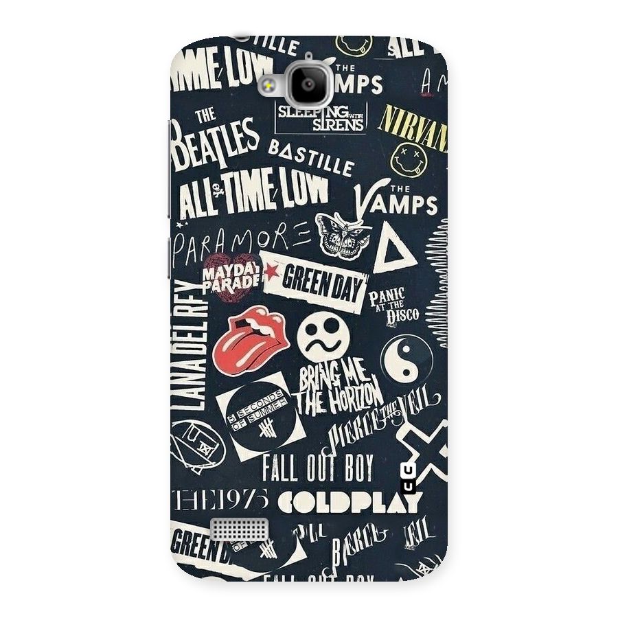 Music My Paradise Back Case for Honor Holly