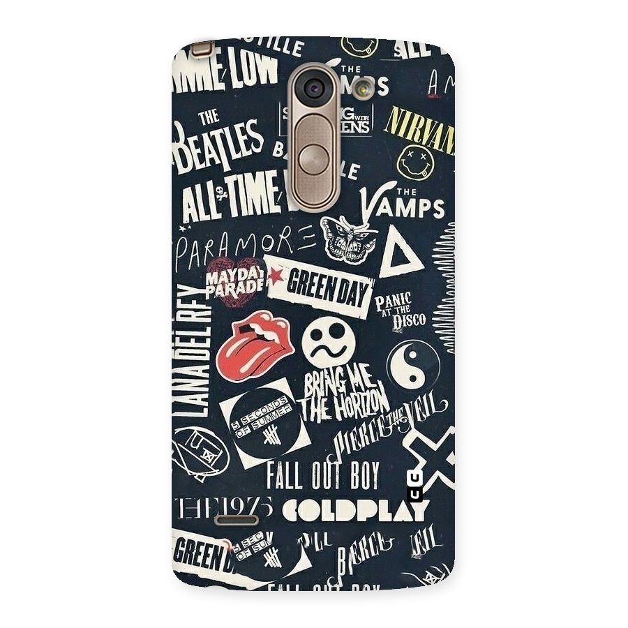Music My Paradise Back Case for LG G3 Stylus