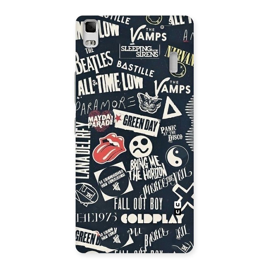 Music My Paradise Back Case for Lenovo K3 Note