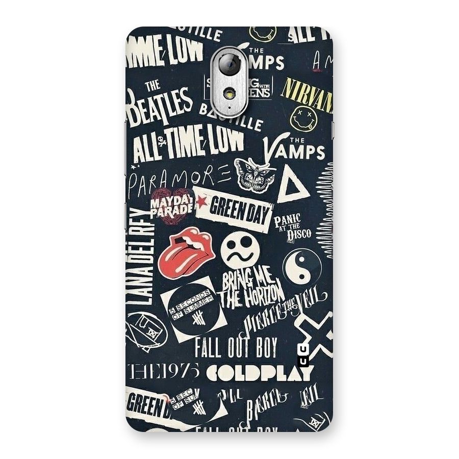 Music My Paradise Back Case for Lenovo Vibe P1M