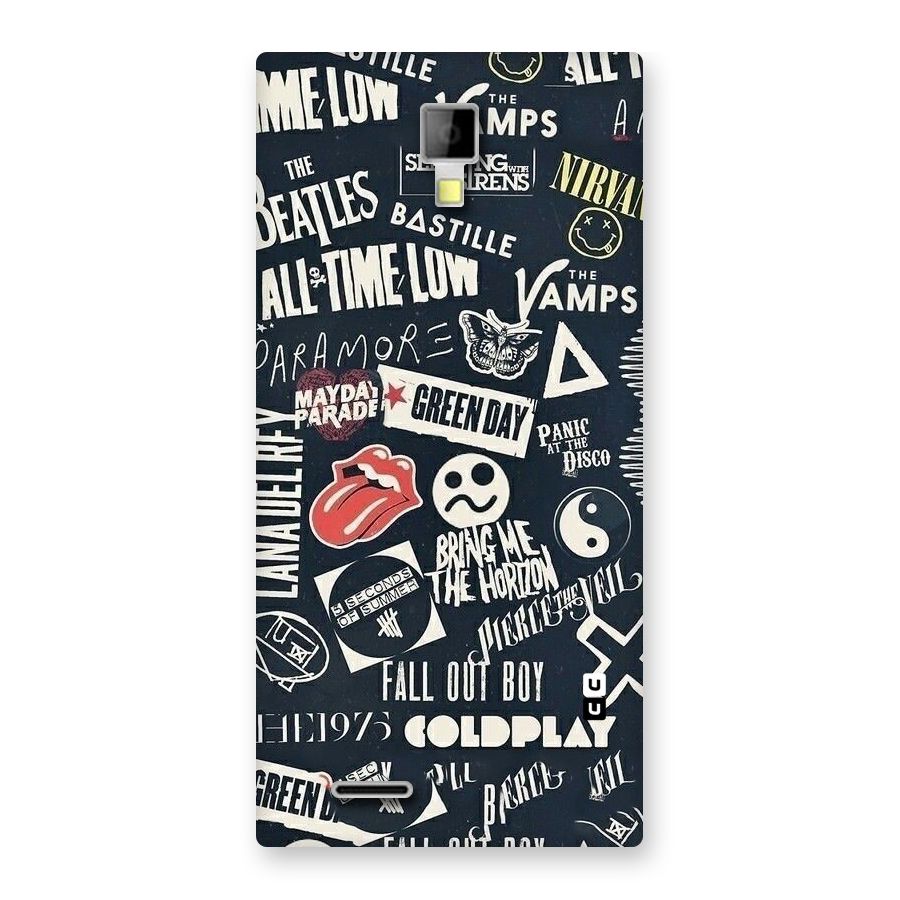 Music My Paradise Back Case for Micromax Canvas Xpress A99