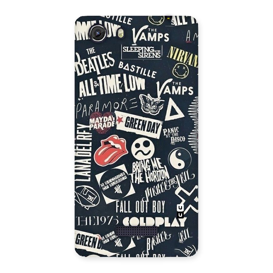 Music My Paradise Back Case for Micromax Unite 3