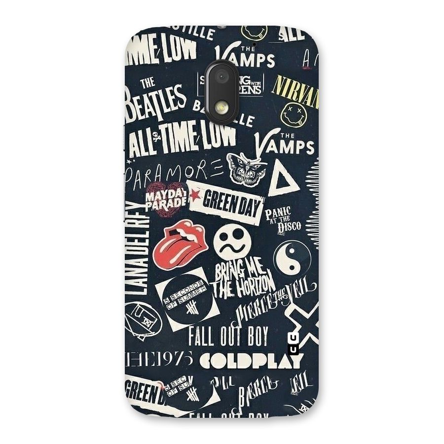 Music My Paradise Back Case for Moto E3 Power