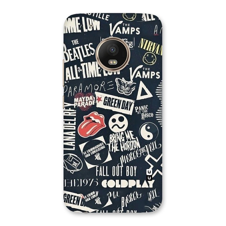 Music My Paradise Back Case for Moto G5 Plus