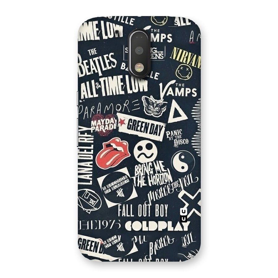 Music My Paradise Back Case for Motorola Moto G4 Plus
