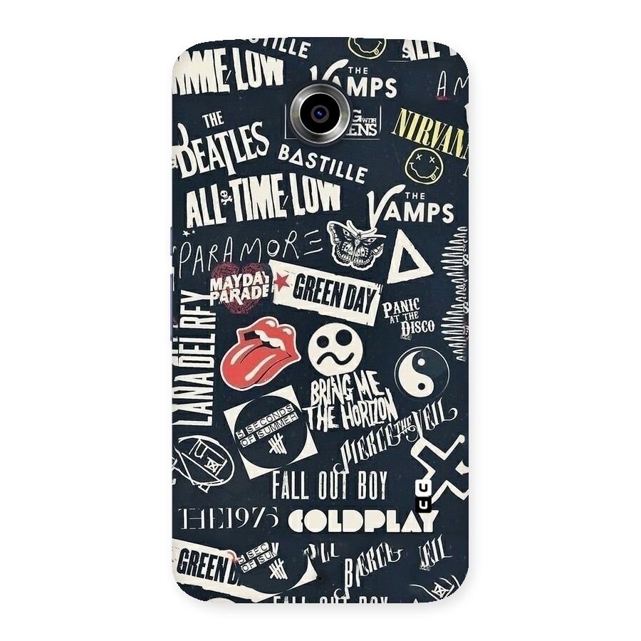 Music My Paradise Back Case for Nexsus 6
