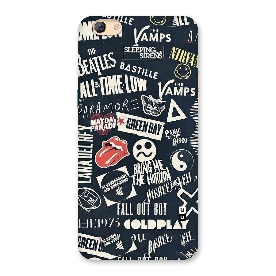 Music My Paradise Back Case for Oppo F3 Plus