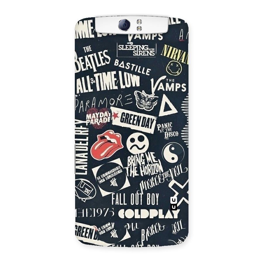 Music My Paradise Back Case for Oppo N1