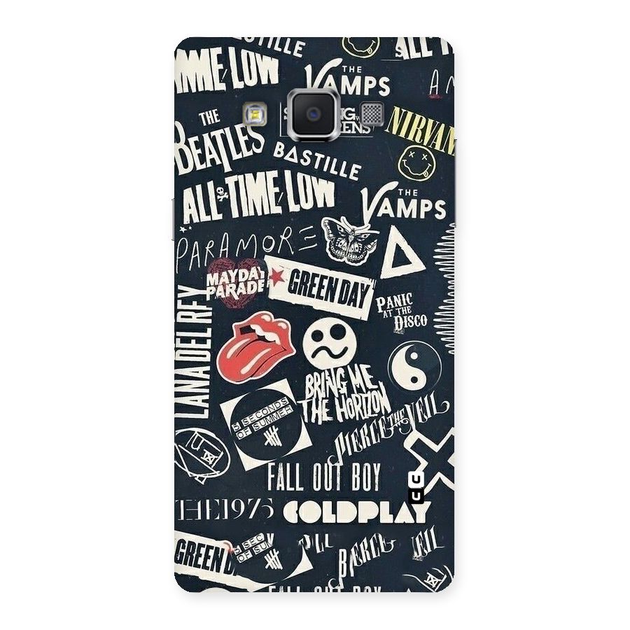 Music My Paradise Back Case for Samsung Galaxy A5