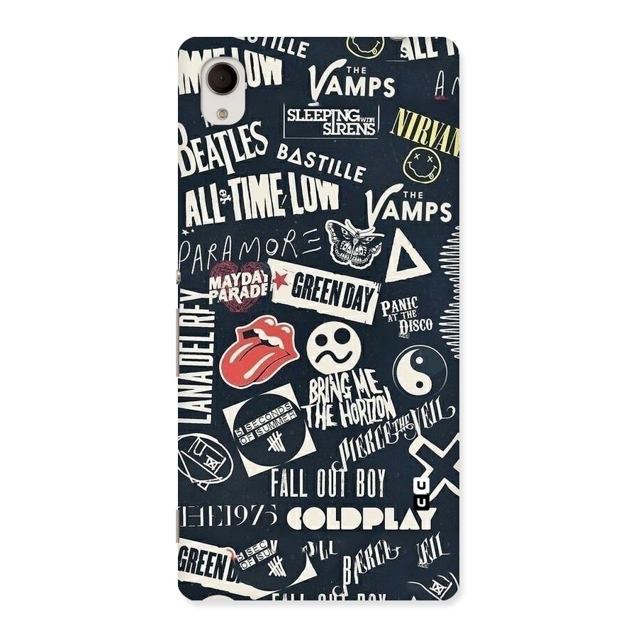 Music My Paradise Back Case for Sony Xperia M4