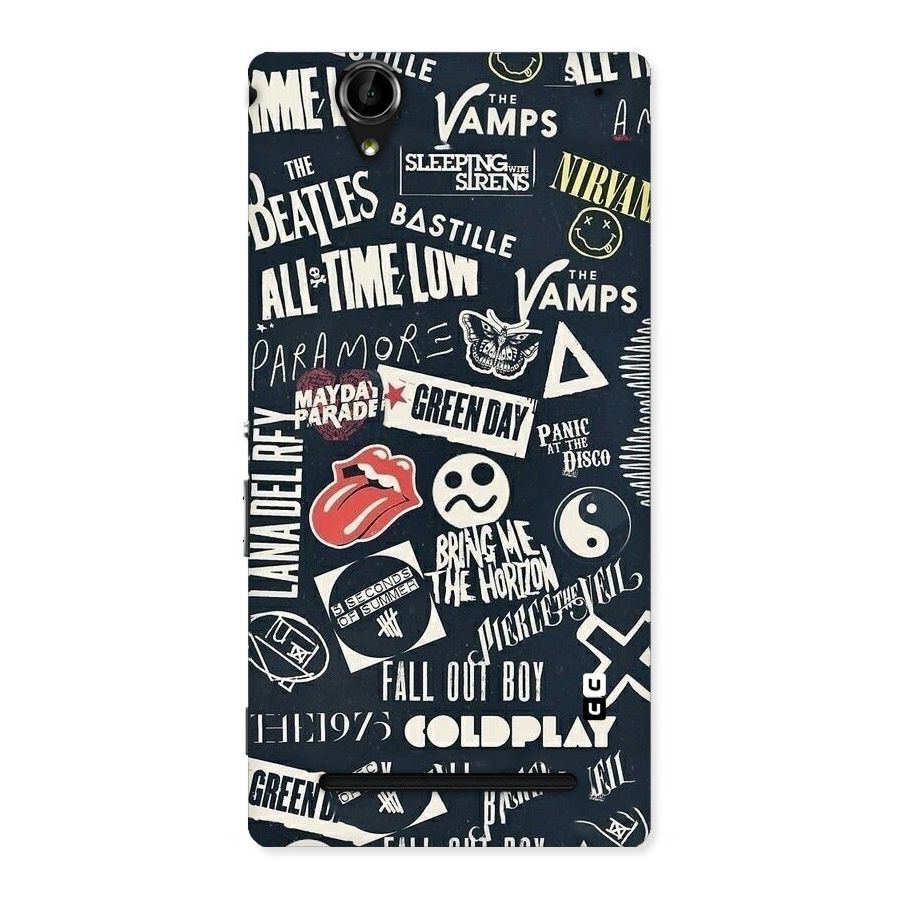Music My Paradise Back Case for Sony Xperia T2