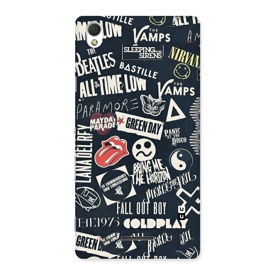 Music My Paradise Back Case for Sony Xperia T3
