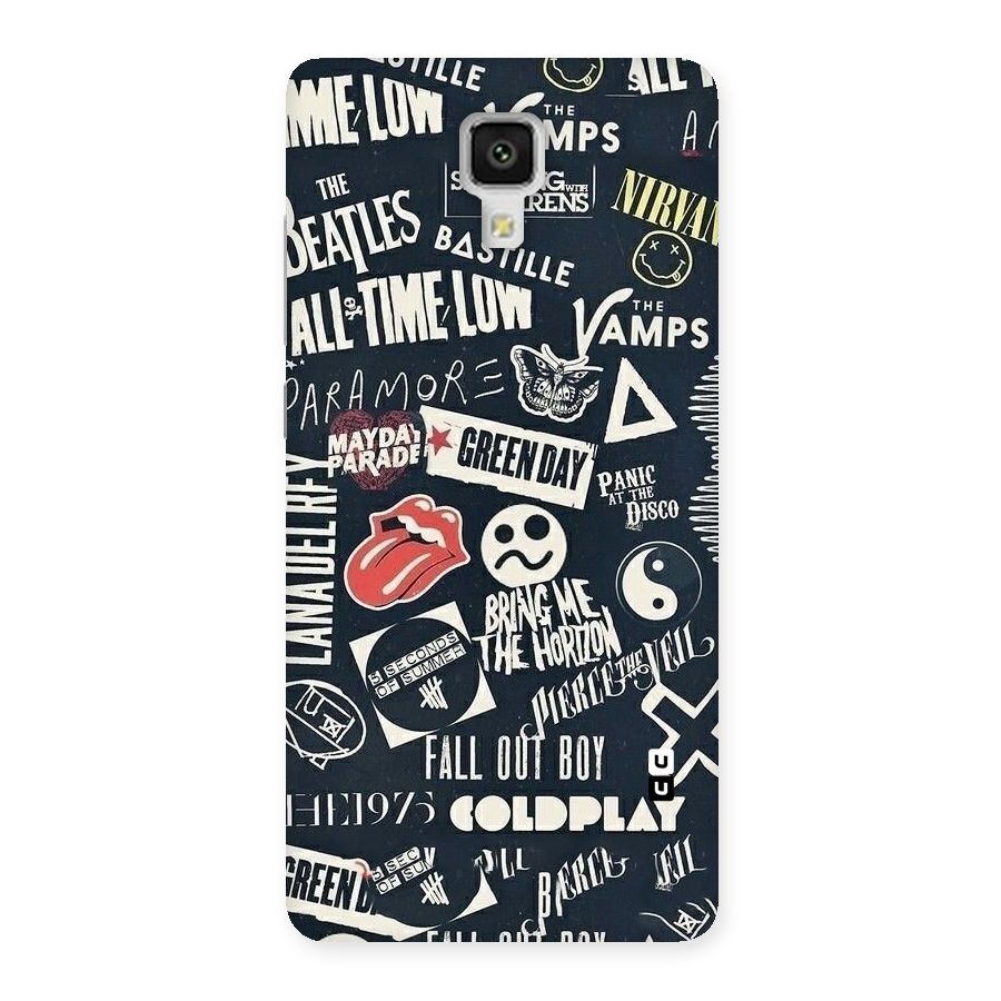 Music My Paradise Back Case for Xiaomi Mi 4