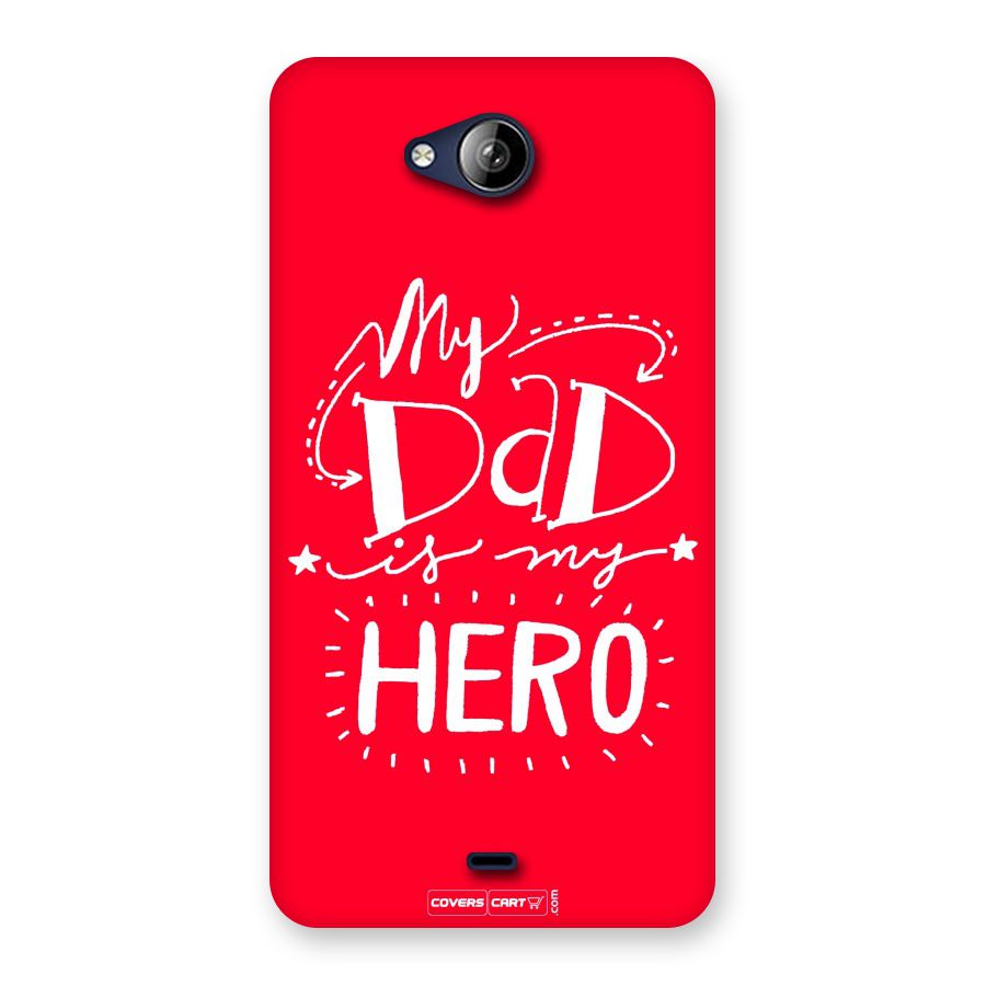 My Dad My Hero Back Case for Canvas Play Q355