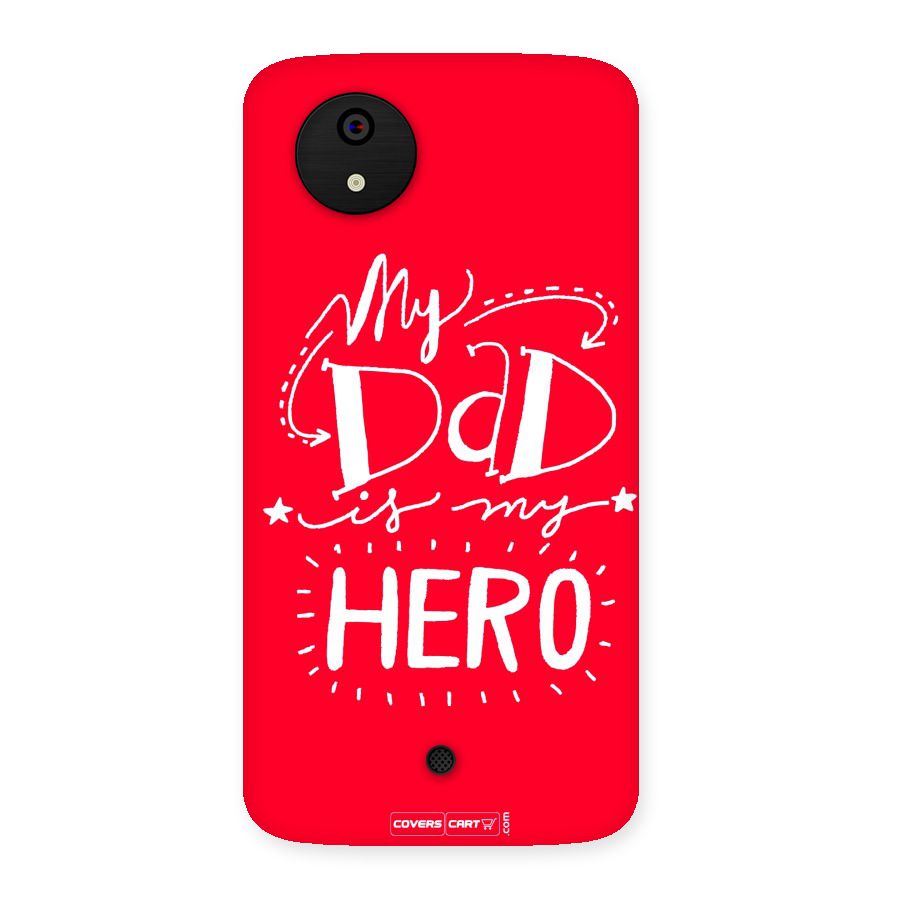 My Dad My Hero Back Case for Micromax Canvas A1