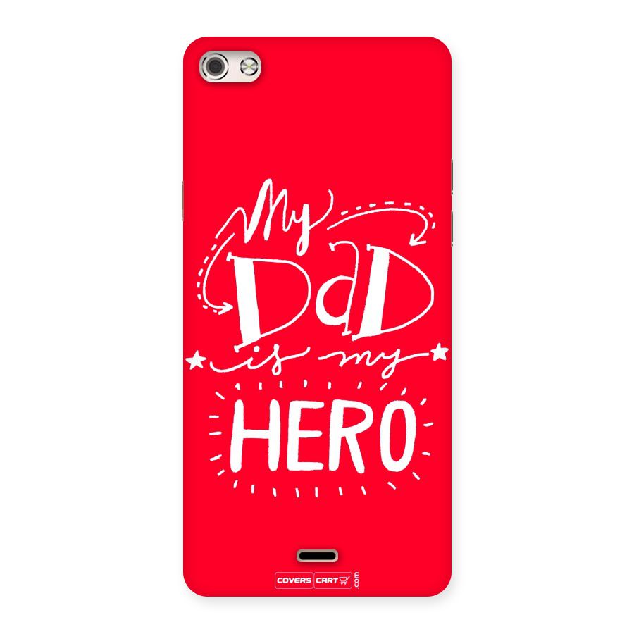 My Dad My Hero Back Case for Micromax Canvas Silver 5