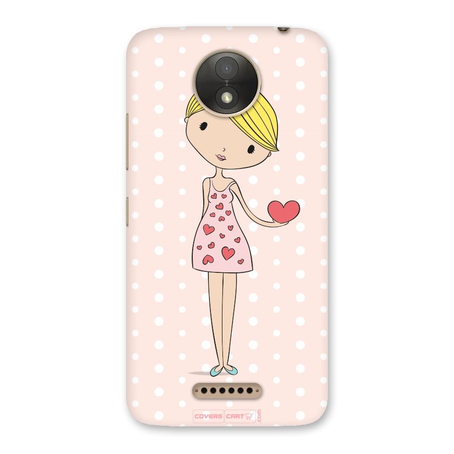 My Innocent Heart Back Case for Moto C Plus