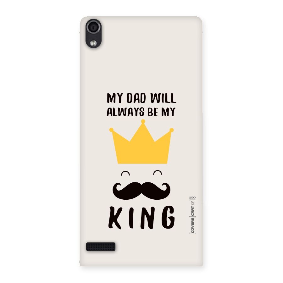 My King Dad Back Case for Ascend P6