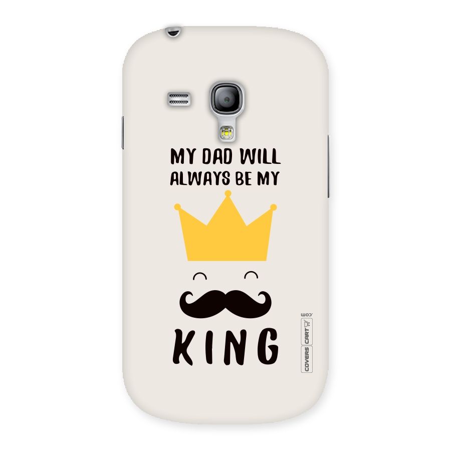My King Dad Back Case for Galaxy S3 Mini