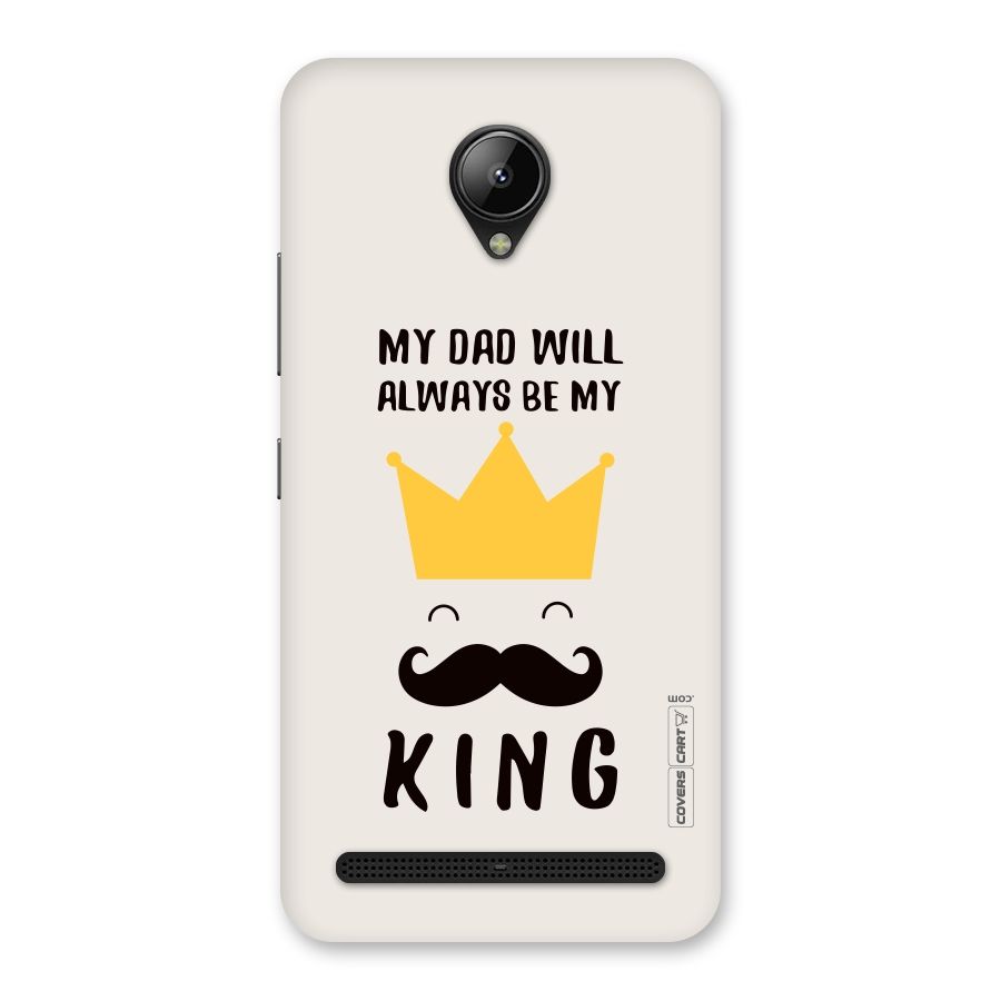 My King Dad Back Case for Lenovo C2