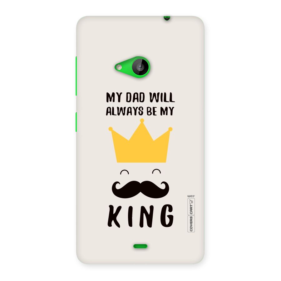 My King Dad Back Case for Lumia 535
