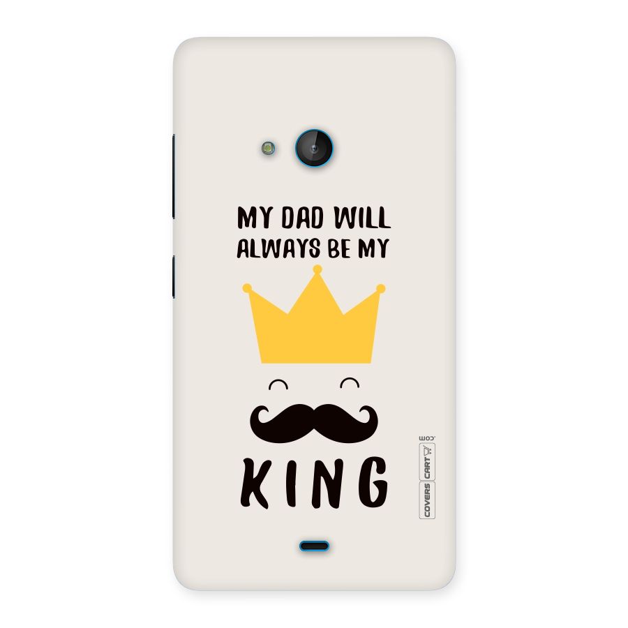 My King Dad Back Case for Lumia 540
