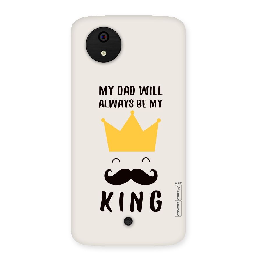 My King Dad Back Case for Micromax Canvas A1