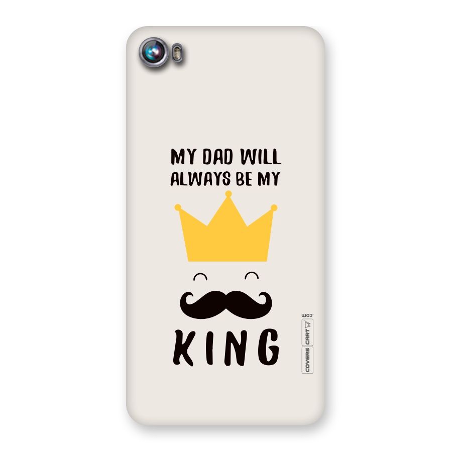 My King Dad Back Case for Micromax Canvas Fire 4 A107