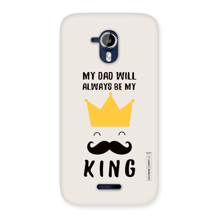 My King Dad Back Case for Micromax Canvas Magnus A117